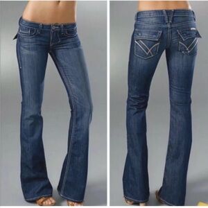 William Rast Belle flair Low Rise Y2K Jeans Size 27